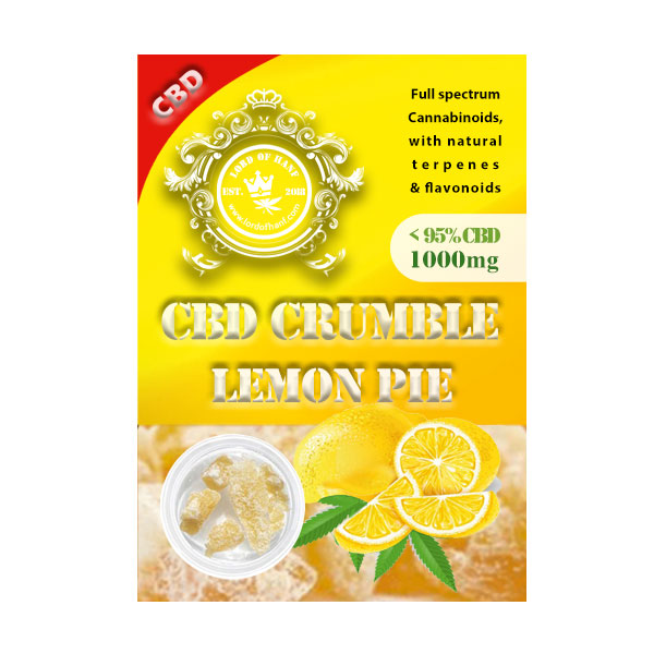 CBD Crumble Lemon Pie 95% LORD OF HANF