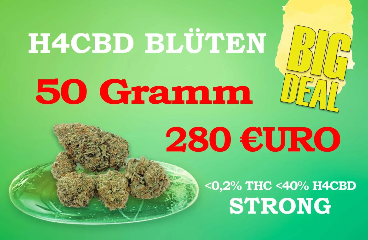 50Gramm H4CBD BLÜTEN